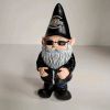1pc Gnome Statue, Biker Themed Garden Gnome, Fairy Garden Accessories, Decoration For Indoor Desktop Outdoor Lawn Yard Garden - Halley Female