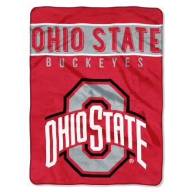 Ohio State OFFICIAL Collegiate "Basic" Raschel Throw - 1COL/08030/0007/RET