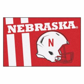 Nebraska Uniform Inspired Starter Rug 19"x30" - 18765