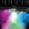 400W Fog Machine RGB LED Party Club DJ Fogger Rapid Heating Remote Control Wedding Stage Smoke Machine - Black