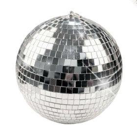 6/8/10/12" Mirror Disco Ball Silver Hanging Reflective Disco Ball Stage Party Decor - 6"