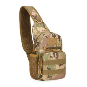 Tactical Shoulder Bag; Molle Hiking Backpack For Hunting Camping Fishing; Trekker Bag - CP
