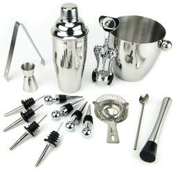 16 Piece-Stainless Steel Bar Set - BSET-001