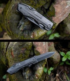 7N1 Pocket Knife Tool - Black