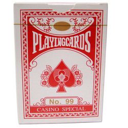 Red Deck Brybelly Playing Cards (Wide Size, Standard Index) - GCAR-001