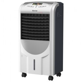Portable Air Cooler Fan with Heater and Humidifier Function - as show