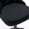 A&A Furniture,Swivel Velvet Barstools Adjusatble Seat Height from 25-33 Inch, Modern Upholstered Bar Stools with Backs Comfortable Tufted for Home Pub