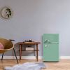 Vintage 3.2 cu mint green ft. 2 door mini fridge - Mint Green - chrome alloy