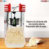 Commercial Popcorn Machine Also used in Home; Party; Movie Theater Style 4 oz. Ounce Antique 300 Watts Big Grande Size 5 Core-POP-850 - Red