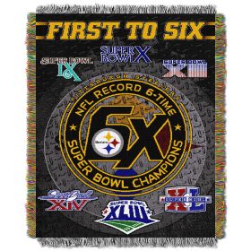 NFL 051 Steelers Commemorative Series 6x Champs Tapestry - 1NFL/05140/0078/RET