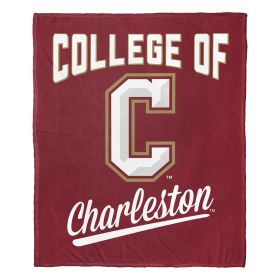 College of Charleston OFFICIAL NCAA "Alumni" Silk Touch Throw Blanket; 50" x 60" - 1COL/23600/0230/OOF