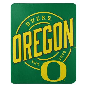 Oregon OFFICIAL NCAA "Campaign" Fleece Throw Blanket; 50" x 60" - 1COL/03104/0081/RET