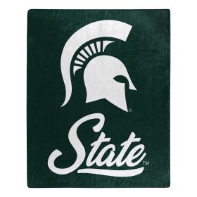 Michigan State OFFICIAL NCAA "Signature" Raschel Throw Blanket - 1COL/07060/0031/RET