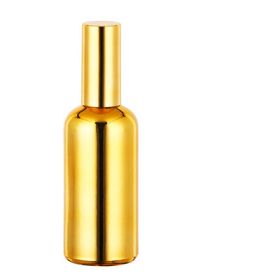Clear Glass Perfume Spray Dispenser Bottle (Option: Gold model)