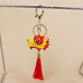 Creative Year Of The Dragon Backpack Keychain Charm (Option: Red-Lobster clasp)