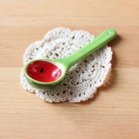 Creative Children's Healthy Underglaze Color Animal Pattern Spoon (Option: Watermelon spoon)