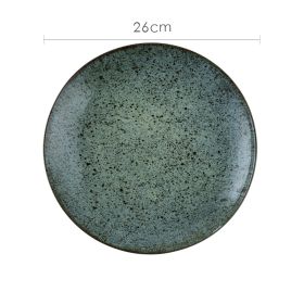 Home High-grade And Good-looking Western Food Steak Plate (Option: 10inch Green Shadow)