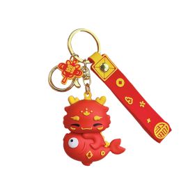 Fashionable Year Of The Dragon Keychain Pendant For Male And Female Couples (Option: Koi Dragon)
