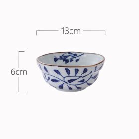Creative Underglaze Color Tableware Household Dessert Ramen Bowl (Option: Gouteng-5.1inch)