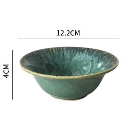 A New Type Of Ceramic Tableware Set (Option: 4.5inch bowl green)