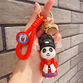 Fashionable Simple Panda Doll Keychain Pendant (Option: Officials)