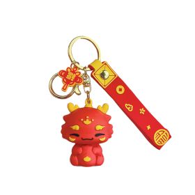 Fashionable Year Of The Dragon Keychain Pendant For Male And Female Couples (Option: Lucky Bag Dragon)