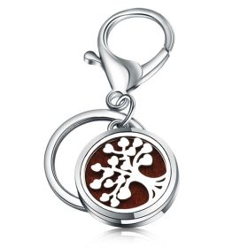Perfume Key Chain Stainless Steel Essential Oil Diffuser (Option: 35 Style)