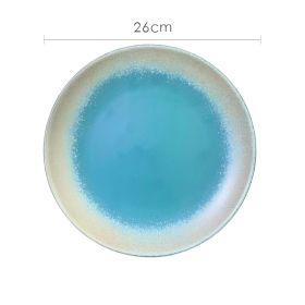 Home High-grade And Good-looking Western Food Steak Plate (Option: 10inch Malachite green)