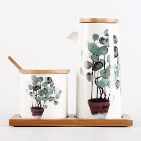 Restaurant Household Ceramic Seasoning Jar Set (Option: Set1)