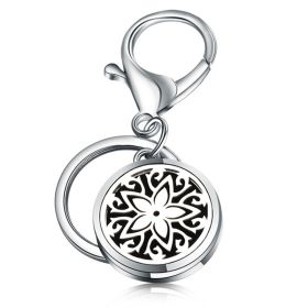 Perfume Key Chain Stainless Steel Essential Oil Diffuser (Option: 37 Style)