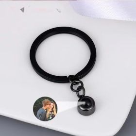 Projection Keychain Languages I Love Your Necklace Projection Customization (Color: Black)