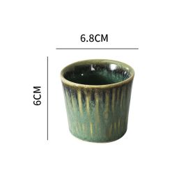 A New Type Of Ceramic Tableware Set (Option: Water cup green)