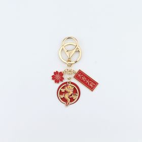 Auspicious Dragon Year Keychain Small Gift Accessories (Option: Good Luck)