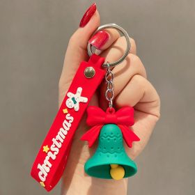 Women's Cute Fashion Cartoon Doll Christmas Keychain (Option: Bow Jingling Bell)