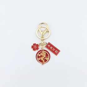 Auspicious Dragon Year Keychain Small Gift Accessories (Option: Future Availability)