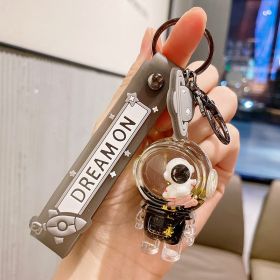 Quicksand Drift Bottle Floating Astronaut Keychain (Option: Skateboard Astronaut)