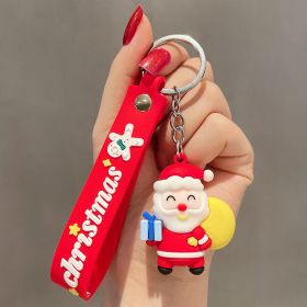 Women's Cute Fashion Cartoon Doll Christmas Keychain (Option: Gift Santa Claus)