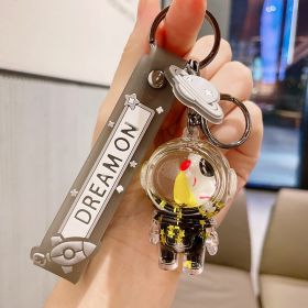 Quicksand Drift Bottle Floating Astronaut Keychain (Option: Moon Astronaut)
