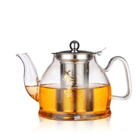 Induction Cooker Glass Kettle Household High-temperature Resistant Stainless Steel Liner (Option: 1202electromagnetic kettle)