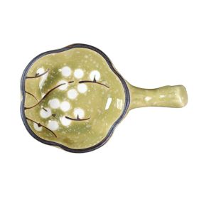 Creative Ideas Of Japanese Chopstick Holder Saucer Ceramics (Option: Military green)