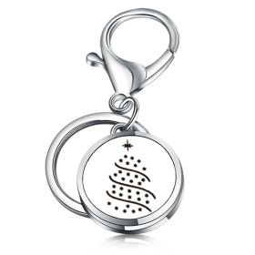Perfume Key Chain Stainless Steel Essential Oil Diffuser (Option: 42 Style)