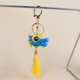 Creative Year Of The Dragon Backpack Keychain Charm (Option: Blue-Lobster clasp)