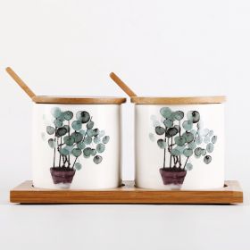 Restaurant Household Ceramic Seasoning Jar Set (Option: Set9)