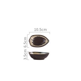 Irregular Creative Small Saucer Shaped Ceramic (Option: Random Magnolia Plate)