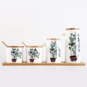 Restaurant Household Ceramic Seasoning Jar Set (Option: Set2)
