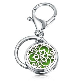 Perfume Key Chain Stainless Steel Essential Oil Diffuser (Option: 30 Style)