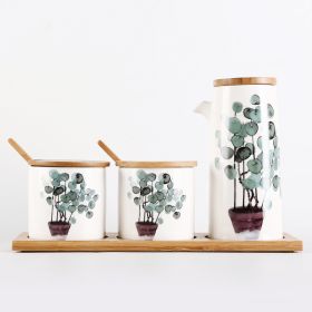 Restaurant Household Ceramic Seasoning Jar Set (Option: Set3)