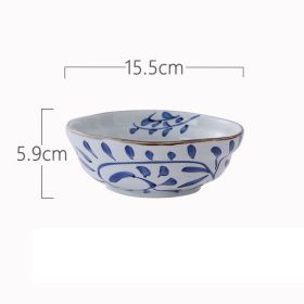 Creative Underglaze Color Tableware Household Dessert Ramen Bowl (Option: Gouteng-6.25inch)