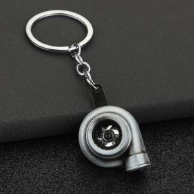 Turbo Keychain Pendant Advertising Small Gift (Option: Ancient Tin)